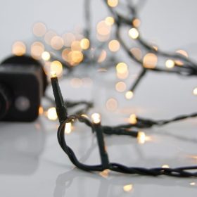   Eurolamp 14,95m-es LED fényfüzér, meleg fehér, programozható, IP44