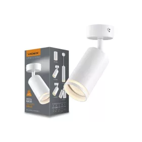   Videx MARTIN fehér mennyezeti lámpa keret GU10-es foglalattal