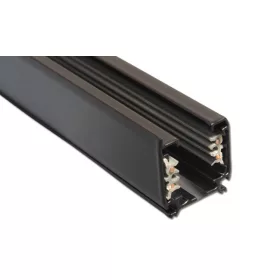   MasterLED 3 fázisú fekete felületre szerelhető sín 2 méter hosszú
