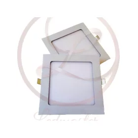   MasterLED Proma 12 W-os süllyesztett hideg fehér négyzet alakú LED-es mennyezetlámpa