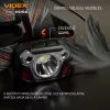 Videx LED Fejlámpa hidegfehér újratölthető akkumulátorral H056