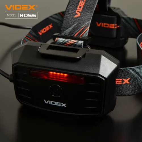 Videx LED Fejlámpa hidegfehér újratölthető akkumulátorral H056