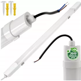   10db-os Berge Hermetikus fehér LED panel 120cm - 36W - semleges színű