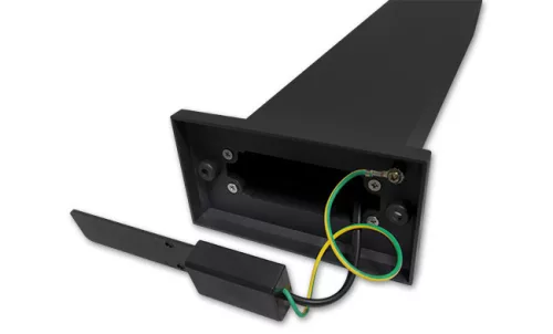 MasterLED Clark 12 W-os natúr fehér 50 cm magas fekete állólámpa
