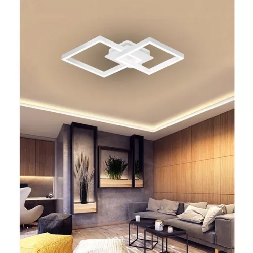 MasterLED Galaxis Herkules 70 W-os 54x54 cm fehér LED távirányítós mennyezeti lámpa