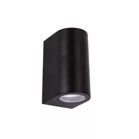   Strühm Gamp C 150x68 mm fekete két irányba világító oldalfali lámpa GU-10-es foglalattal