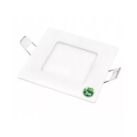   Berge 3 W-os süllyesztett natúr fehér  négyzet alakú LED-es mennyezetlámpa