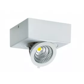   Strühm Igor 9 W-os natúr fehér szögletes fehér mennyezeti lámpa