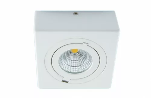 Strühm Igor 9 W-os natúr fehér szögletes fehér mennyezeti lámpa