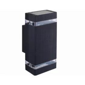   MasterLED Hana Kerti oldalfalra helyezhető RAL7021 sötét szürke színű lámpa GU10-es foglalattal