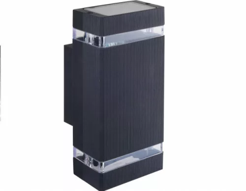 MasterLED Hana Kerti oldalfalra helyezhető RAL7021 sötét szürke színű lámpa GU10-es foglalattal