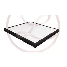   MasterLED 60 W-os szögletes 60x60 cm natúr fehér fekete keretes falon kívüli led panel