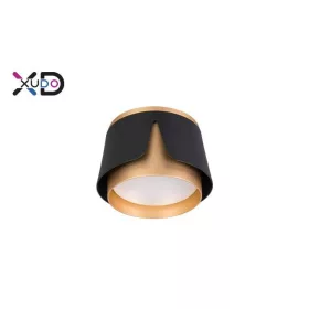   MasterLED Bud fekete/arany mennyezeti lámpa keret GX53-es foglalattal