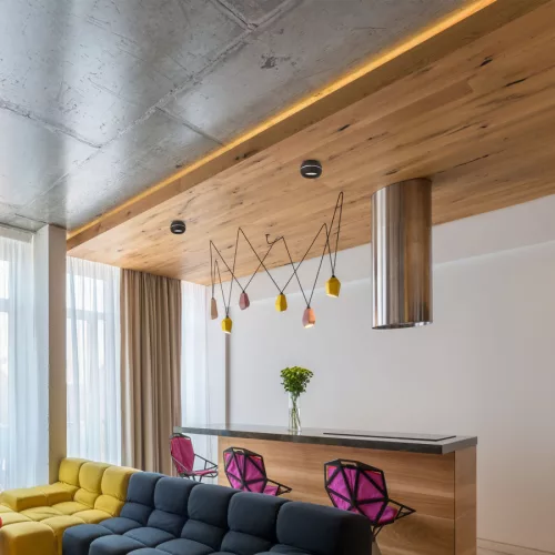 Videx fekete mennyezeti lámpa keret GX53-as foglalattal