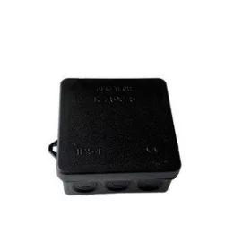   ALK-TECH Kötődoboz 75x75 mm-es méretű IP54-es védettségű fekete