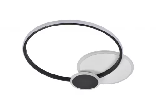 Lucero Zoe 90 W-os 50 cm átmérőjű fehér LED távirányítós és mobil applikációval vezérelhető mennyezeti lámpa