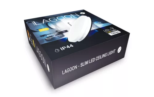 Lagoon 12 W-os ø230 mm kerek natúr fehér mennyezeti lámpa IP44-es védettségű