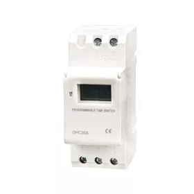    Digitális heti kapcsoló sínre szerelhető óra 20A 220-240V