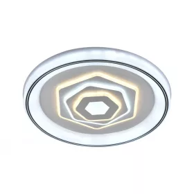   Lucero Evelin 110 W-os 50 cm átmérőjű fehér LED távirányítós és mobil applikációval vezérelhető mennyezeti lámpa