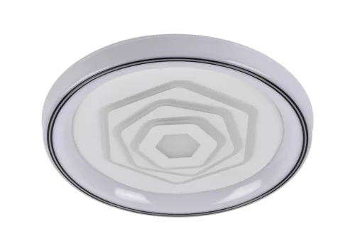 Lucero Evelin 110 W-os 50 cm átmérőjű fehér LED távirányítós és mobil applikációval vezérelhető mennyezeti lámpa