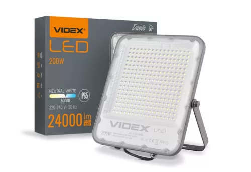 Videx Davis 200 W-os 5000K 24 000lm  LED reflektor