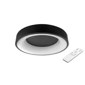   MasterLED Galaxis Nova 54 W-os 40x8 cm fekete LED távirányítós mennyezeti lámpa