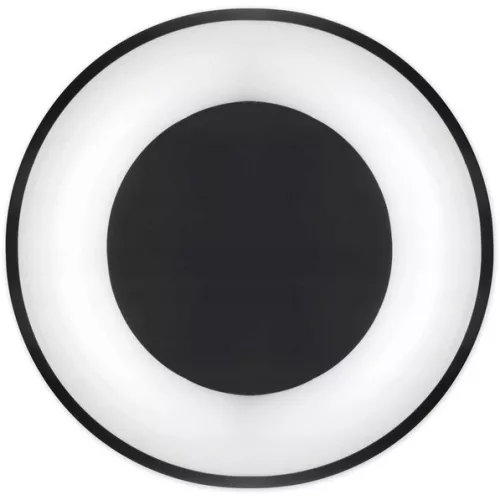 MasterLED Galaxis Nova 54 W-os 40x8 cm fekete LED távirányítós mennyezeti lámpa