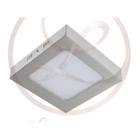   Strühm Martin 6 W-os falon kívüli natúr fehér matt króm négyzet alakú LED-es mennyezetlámpa