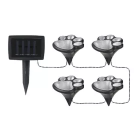   MasterLED kutya mancs alakú napelemes 4 LED-es 4 7 m hosszúságú fényfüzér