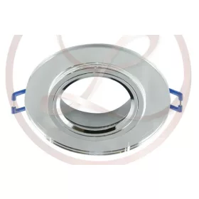   Strühm Selena kör alakú spot keret átlátszó/króm GU10/MR16-os foglalattal