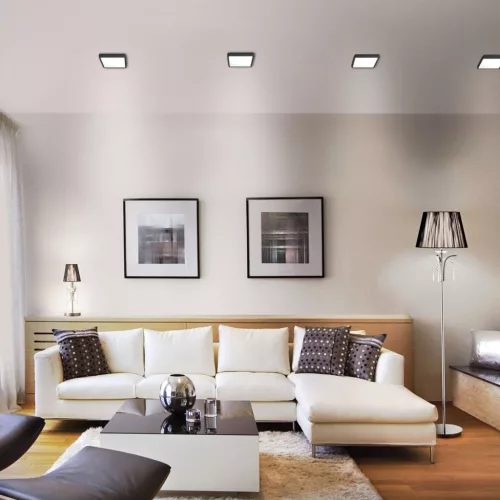 VIDEX-DOWNLIGHT-LED-DLSS-FEKETE-18W felületre szerelhető mélysugárzó