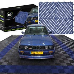   Moduláris garázspadló  polipropilén (PP) 40x40x1,8cm - kék