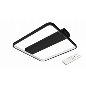   MasterLED Galaxis Centauri 40 W-os 42x40 cm fekete LED távirányítós mennyezeti lámpa