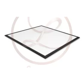   MasterLED Lumio 60 x 60-as süllyesztett 40 W-os natúr fehér LED panel fekete kerettel