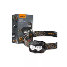 Videx LED Fejlámpa újratölthető akkumulátorral H055D