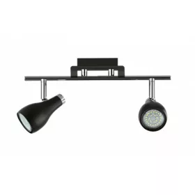   Strühm Kinga fekete/króm 2-es mennyezeti lámpa GU10-es foglalattal