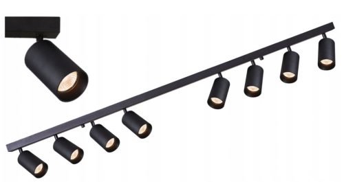 Berge VIKI-L GU10 lámpa 8 spotlámpa fekete