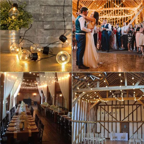 MasterLED Napelemes kerek alakú 20 LED-es 4 85 m hosszúságú girland