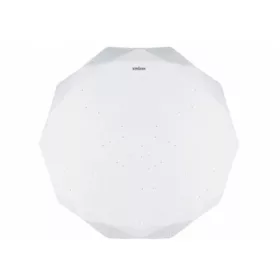   Strühm Diana 16 W-os ø350 mm sokszög alakú natúr fehér mennyezeti lámpa IP44-es védettségű
