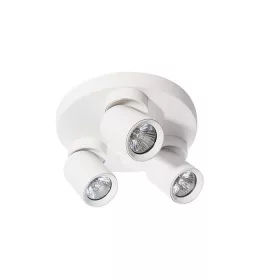   MasterLED Timo GU10 foglalatú 3-as fehér mennyezeti lámpa kerek