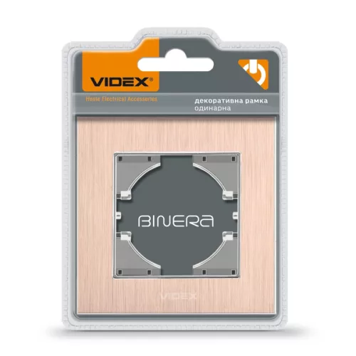 Videx Binera rose gold színű alumínium keret (6/48)
