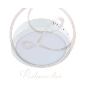   Strühm Martin 12 W-os falon kívüli natúr fehér fehér színű kör alakú LED-es mennyezetlámpa