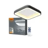 Videx Led Edge 72 W-os ø450mm fekete négyzet alakú LED távirányítós mennyezeti lámpa