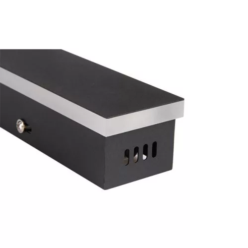 MasterLED Lara 60 W-os 200cm-es fekete oldalfali lámpa