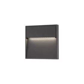   MasterLED Santiago 4 W-os sötétszürke négyzet alakú oldalfali lámpa