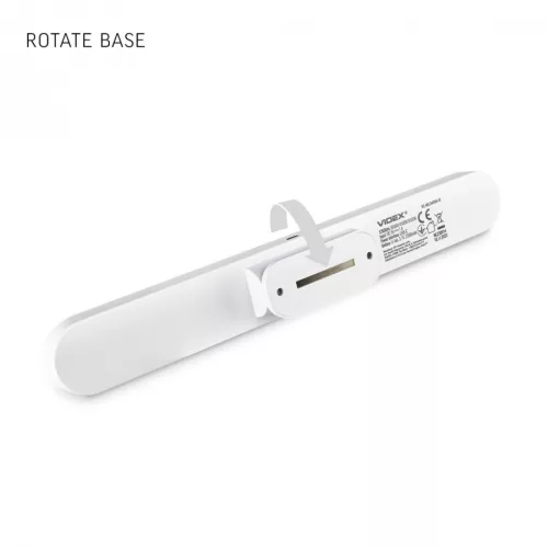 Videx beépített LED-es újratölthető lámpa mágneses hátlappal távirányítóval 3000-6500K