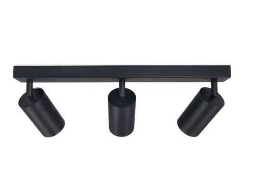 MasterLED Eris fekete-arany mennyezeti 3-as lámpa keret GU10-es foglalattal