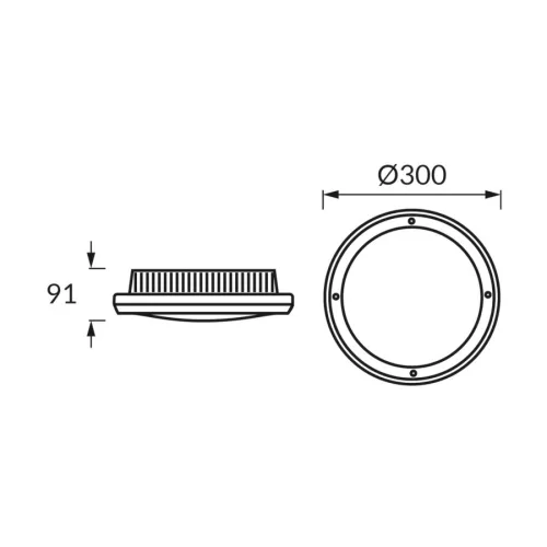 Strühm Ramen 2xE27-es foglalatú kerek alakú fekete színű mennyezeti lámpa