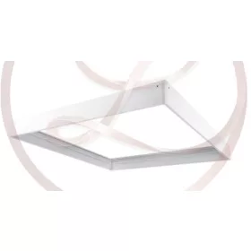 Strühm Rama Hugo négyzet alakú fehér keret 600x600 mm