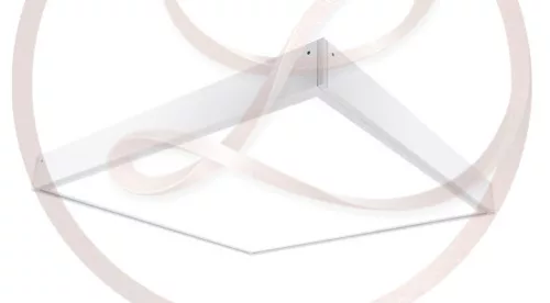 Strühm Rama Hugo négyzet alakú fehér keret 600x600 mm